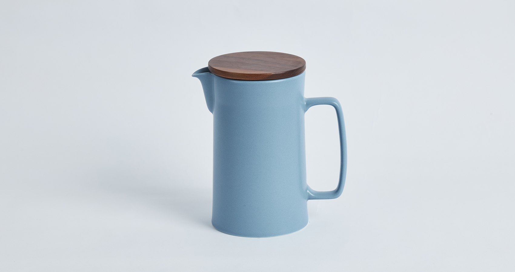 Intuit直覺咖啡壺(藍)+木蓋-2